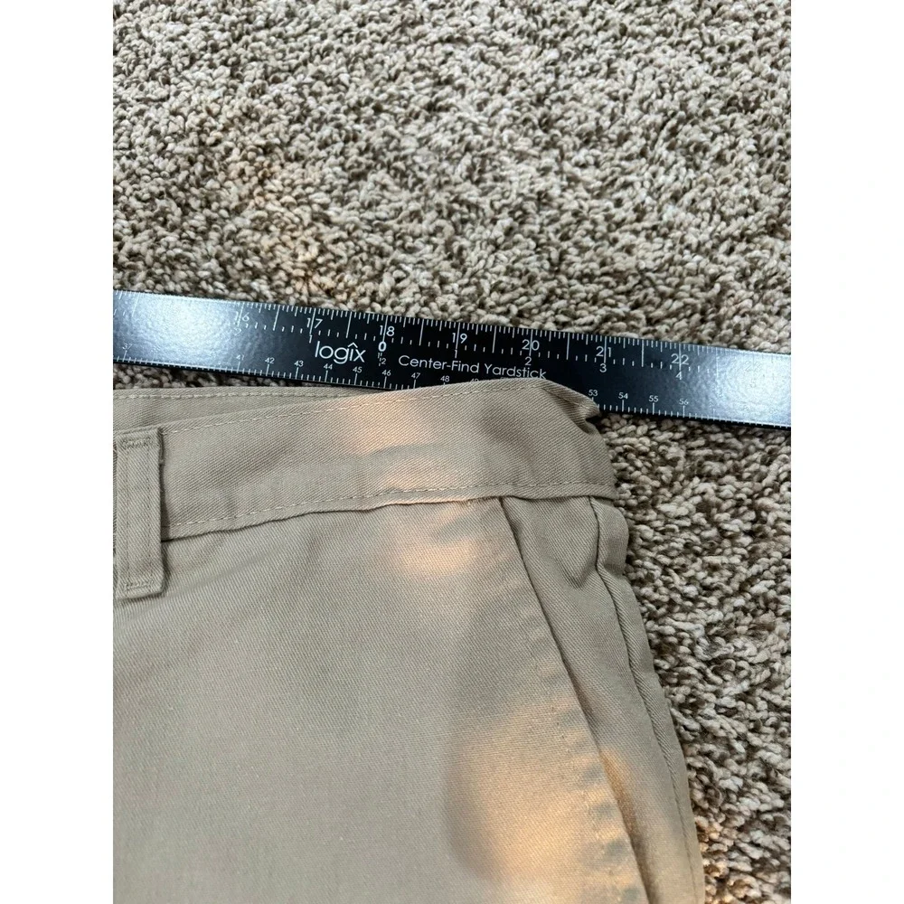 Dickies Work Pants Mens 42x30 Khaki Tan Straight Leg Utility Carpenter Workwear